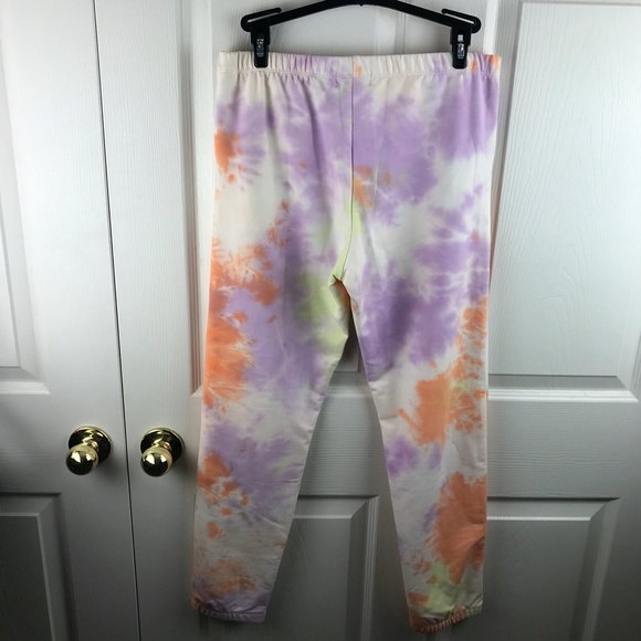 Wildfox Sherbert Wash Jogger Sweatpants Tie Dye - Picture 4 of 4